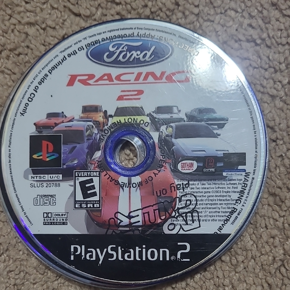Ford Racing 2 for PlayStation 2 - Black Disc